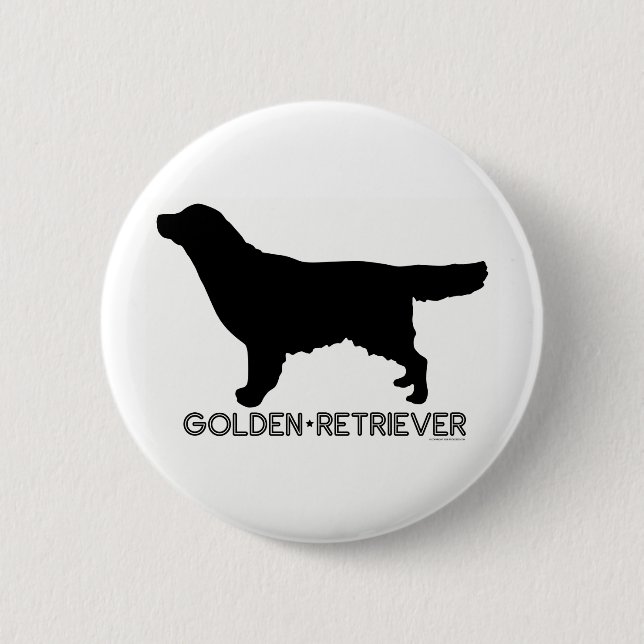 Botón del golden retriever (Anverso)