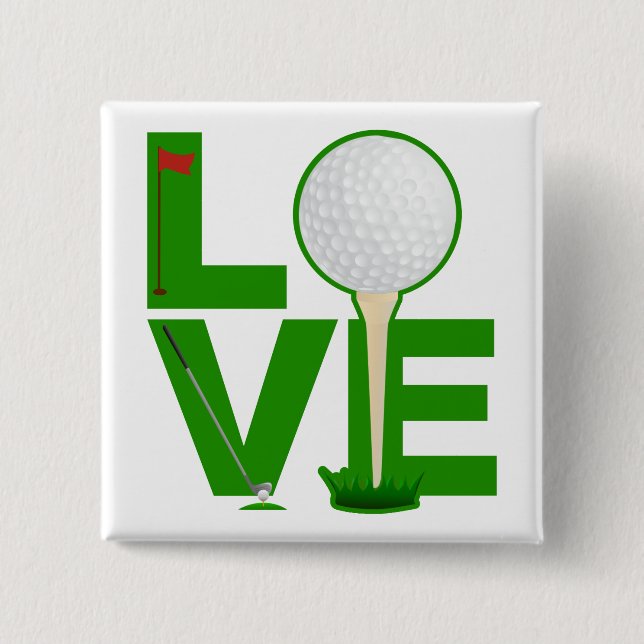Botón del golf del amor (Anverso)