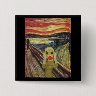 Botón del grito del mono del calcetín