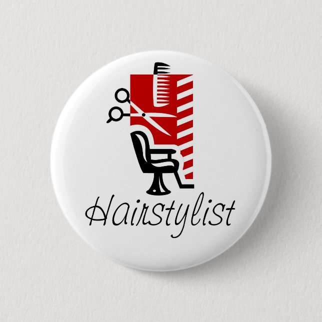 Botón del Hairstylist (Anverso)