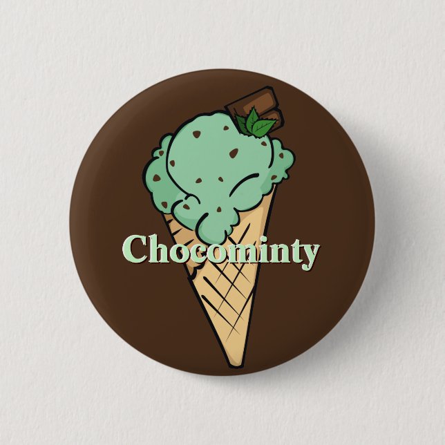 Botón del helado de Chocominty (Anverso)