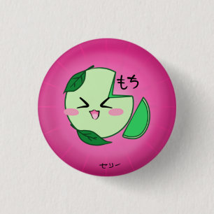 Botón del helado de Mochi del té verde