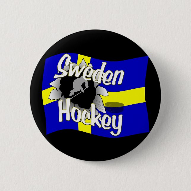 Botón del hockey de Suecia (Anverso)