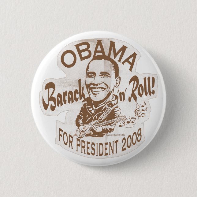 Botón del Homeboy del rollo de Barack N (Anverso)
