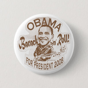 Botón del Homeboy del rollo de Barack N
