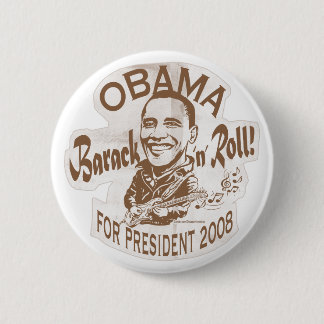 Botón del Homeboy del rollo de Barack N