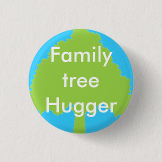 Botón del hugger del árbol de familia