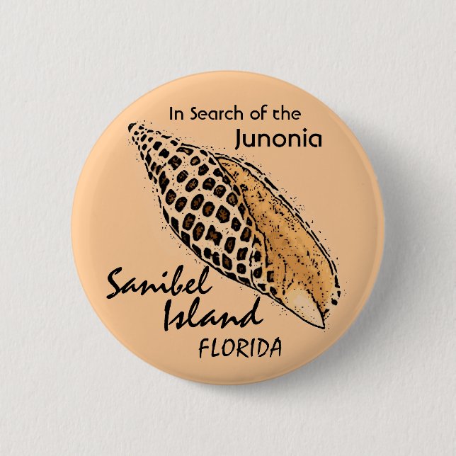 Botón del humor de la isla de Sanibel de la (Anverso)