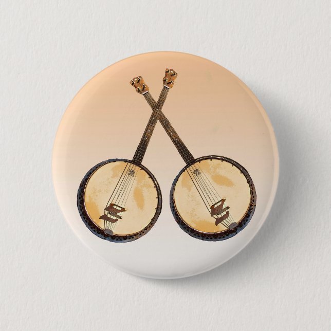 Botón del instrumento musical de los banjos (Anverso)