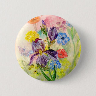 Botón del "iris púrpura"