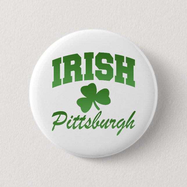 Botón del irlandés de Pittsburgh (Anverso)