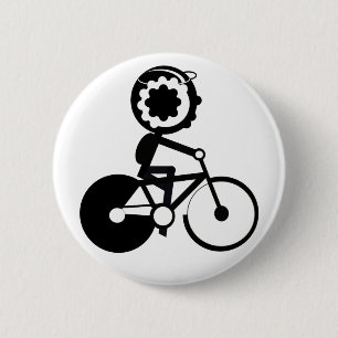 Botón del jinete de la bici