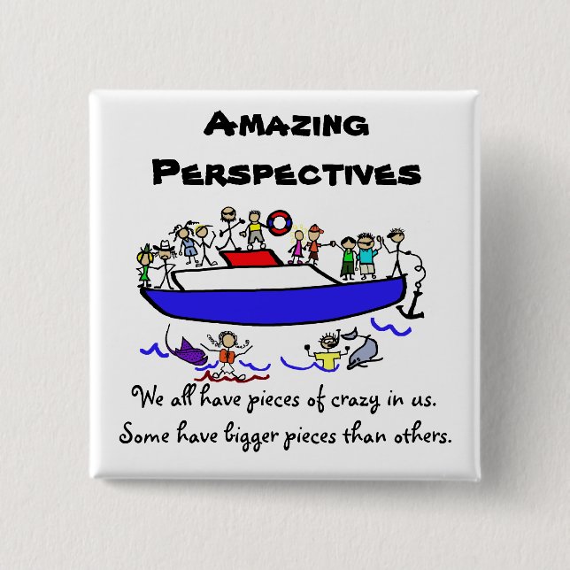 Botón del juego de la búsqueda de objetos de la (Anverso)