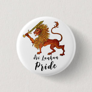 Botón del león de la bandera de Sri Lanka