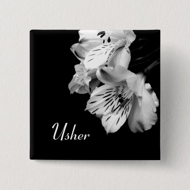 Botón del lirio del Alstroemeria de Usher (Anverso)