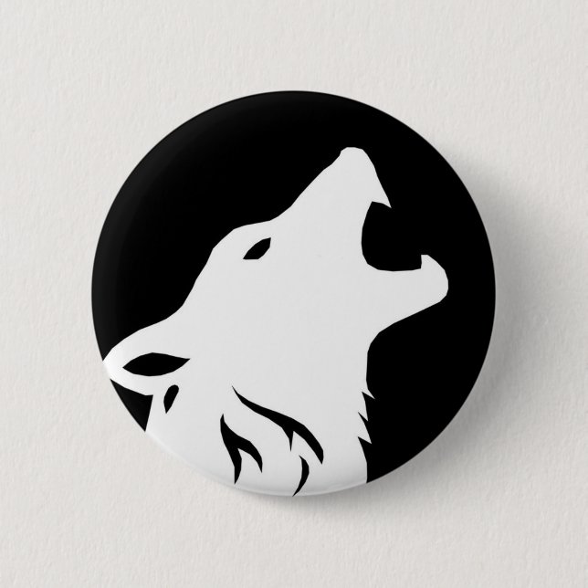 Botón del lobo del grito (Anverso)