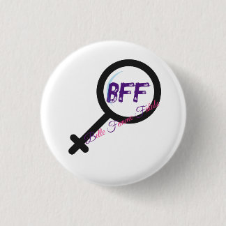 Botón del logotipo 'Belle Femme Fatale' (BFF)