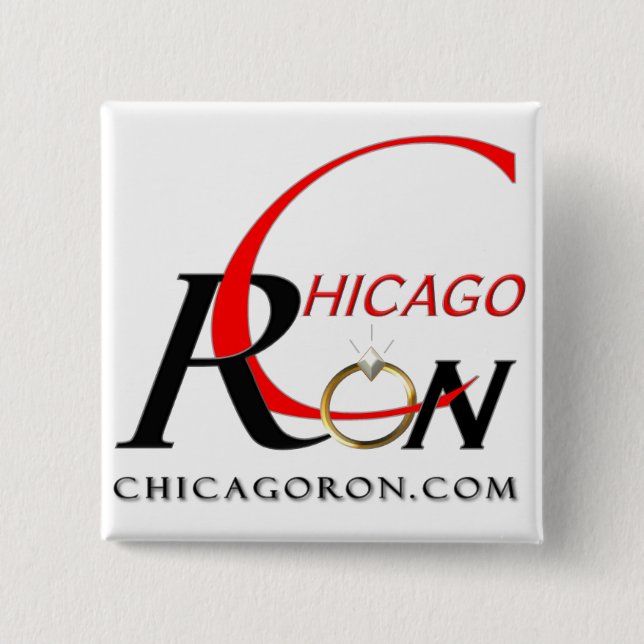 Botón del logotipo de "Chicago Ron" (Anverso)