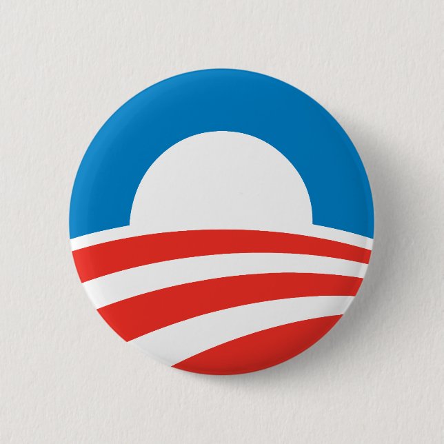 Botón del logotipo de Obama (Anverso)