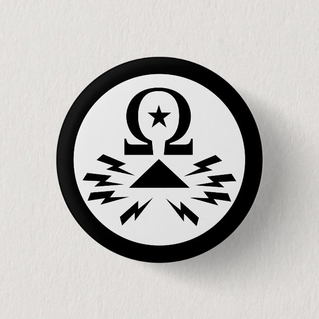 Botón del logotipo de Telecomix (Anverso)