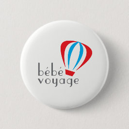 Botón del logotipo del viaje de Bebe