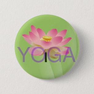botón del loto de la yoga