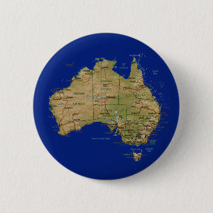 Botón del mapa de Australia