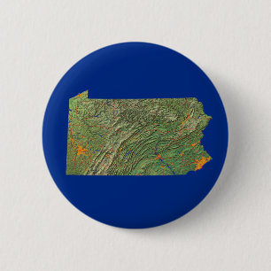 Botón del mapa de Pennsylvania