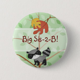 Botón del mapache del arbolado