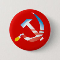 Botón del martillo y de la hoz de Obama