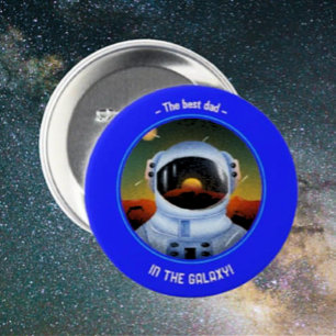 Botón del Mejor Papá de la Galaxia