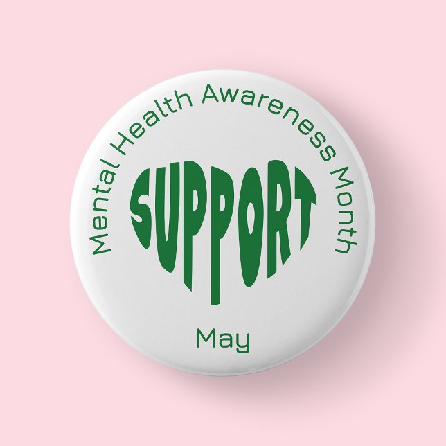 Botón del Mes de Concientización sobre Salud Menta (Mantal Health Awareness Month)