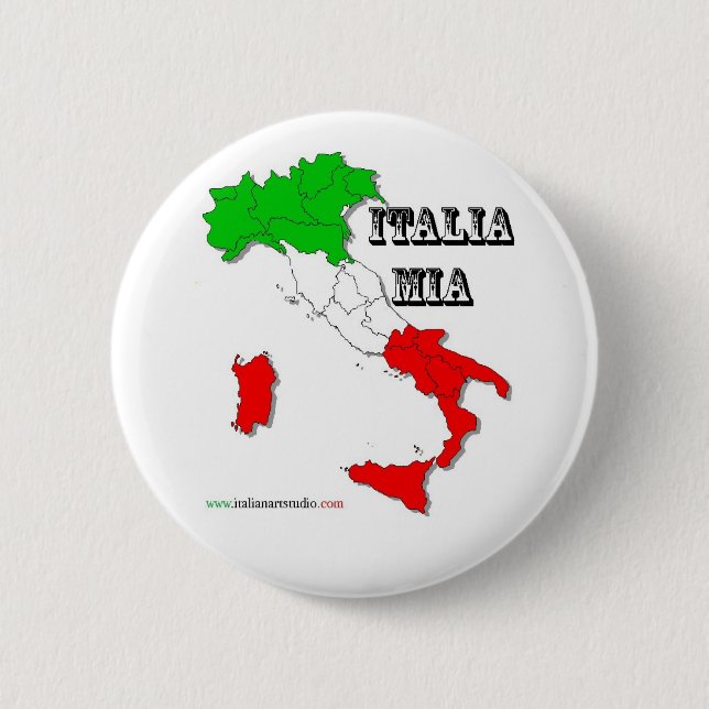 Botón del mia de Italia (Anverso)