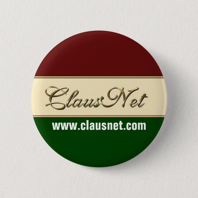 Botón del miembro de ClausNet, www.clausnet.com (Anverso)