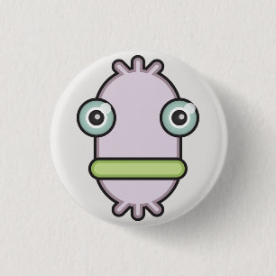 Botón del monstruo: Microbio