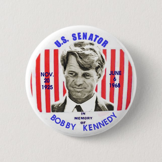 Botón del monumento de Bobby Kennedy (Anverso)