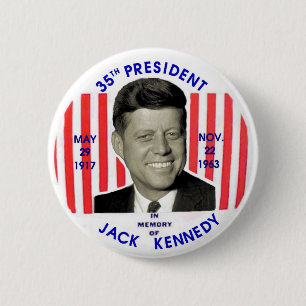 Botón del monumento de Jack Kennedy