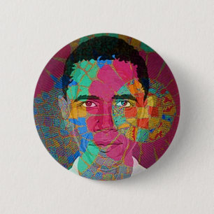Botón del Mosaico-estilo de Obama