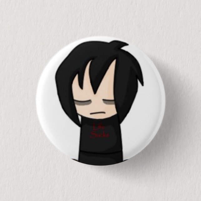 Botón del muchacho de Emo (Anverso)