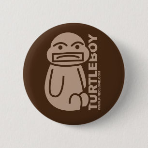 Botón del MUCHACHO de la TORTUGA