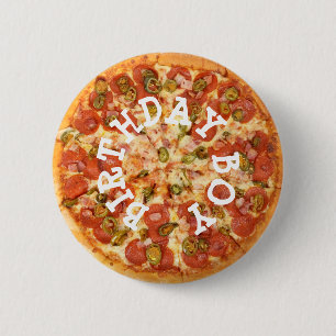 Botón del muchacho del cumpleaños del fiesta de 