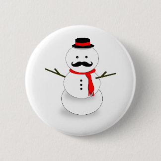 botón del muñeco de nieve del bigote