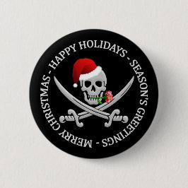 Botón del navidad del pirata