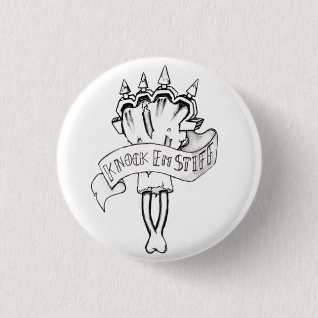 Botón del nudillo de cobre amarillo (Anverso)