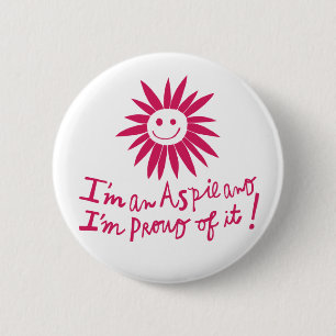 Botón del orgullo de Aspie