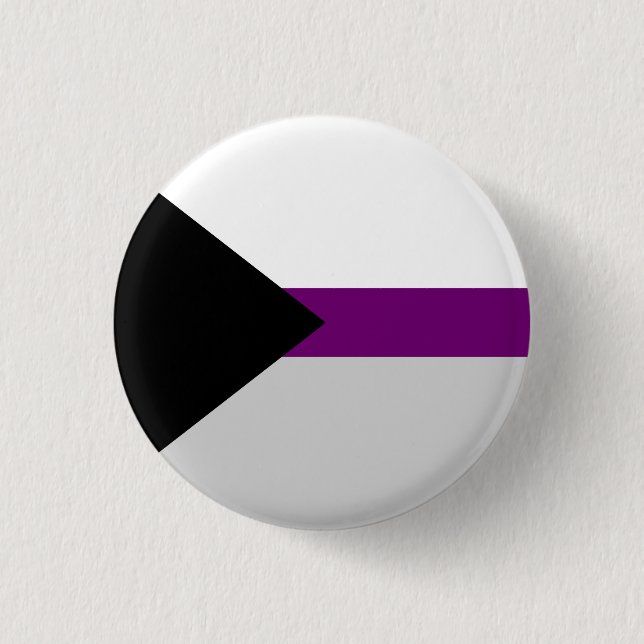 Botón del orgullo de Demisexual (Anverso)