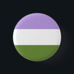 Botón del orgullo de Genderqueer<br><div class="desc">Genderqueer</div>