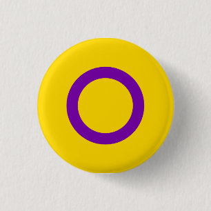 Botón del orgullo de Intersex (círculo)