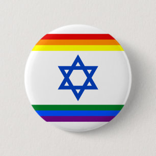 Botón del orgullo de Israel LGBT
