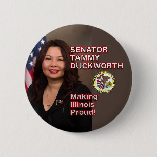 Botón del orgullo de senador Tammy Duckworth